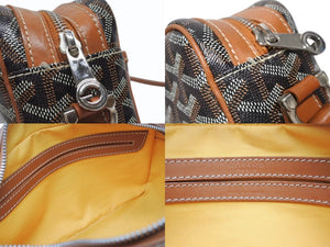 GOYARD ゴヤール カップヴェールPM ショルダーバッグ CAPVE2PMLTY01CL01P ブラウン PVC レザー シルバー金具 美品 中古 4b005396