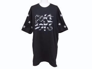 VINTAGE ヴィンテージ COKE BOYS FRENCH MONTANA 本人着用 半袖Tシャツ 入手困難 星条旗 ブラック サイズL 美品 中古 4b005400
