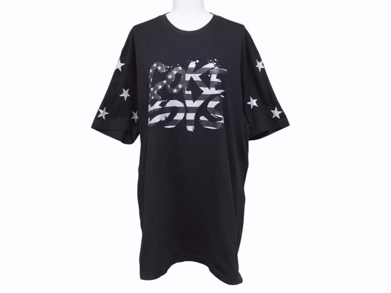 VINTAGE ヴィンテージ COKE BOYS FRENCH MONTANA 本人着用 半袖Tシャツ 入手困難 星条旗 ブラック サイズL 美品 中古 4b005400