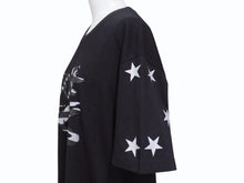 Load image into Gallery viewer, VINTAGE ヴィンテージ COKE BOYS FRENCH MONTANA 本人着用 半袖Tシャツ 入手困難 星条旗 ブラック サイズL 美品 中古 4b005400