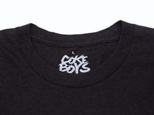 VINTAGE ヴィンテージ COKE BOYS FRENCH MONTANA 本人着用 半袖Tシャツ 入手困難 星条旗 ブラック サイズL 美品 中古 4b005400