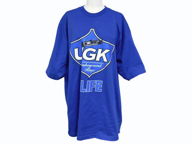 VINTAGE ヴィンテージ UGK サウス UNDERGROUND KINGZ 激レア ラップTシャツ ブルー サイズXL 美品 中古 4b005402