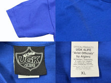 Load image into Gallery viewer, VINTAGE ヴィンテージ UGK サウス UNDERGROUND KINGZ 激レア ラップTシャツ ブルー サイズXL 美品 中古 4b005402