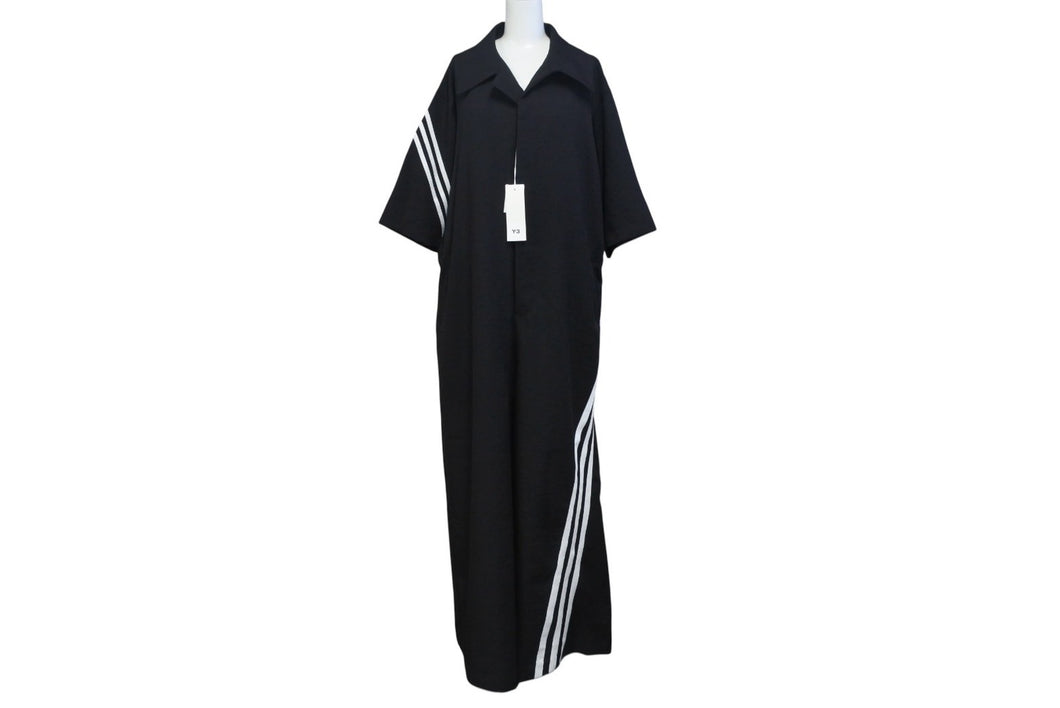 未使用 Y-3 ワイスリー adidas アディダス JUMPSUIT ジャンプスーツ HG6120 ポリエステル ブラック サイズM 中古 4b005415 
