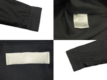 Load image into Gallery viewer, 極美品 ETHOSENS エトセンス 長袖シャツ トップス JAPAN製 リヨセル ナイロン ブラック サイズ2 中古 4b005416