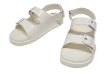 Load image into Gallery viewer, GUCCI グッチ ミニダブルG ラバー サンダル アイボリー ラバー 660243 GG ロゴ ホワイト金具 靴 サイズ42 良品 中古 4b005417