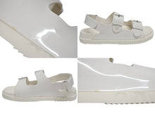 Load image into Gallery viewer, GUCCI グッチ ミニダブルG ラバー サンダル アイボリー ラバー 660243 GG ロゴ ホワイト金具 靴 サイズ42 良品 中古 4b005417