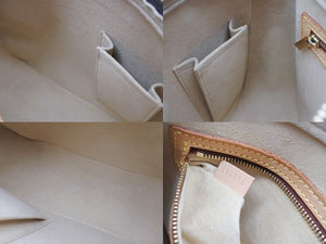 LOUIS VUITTON ルイヴィトン ルーピングMM ワンショルダーバッグ M51146 モノグラム PVC レザー ブラウン ゴールド金具 美品 中古 4b005419
