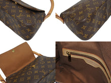 Load image into Gallery viewer, LOUIS VUITTON ルイヴィトン モノグラム ミニルーピング ショルダーバッグ M51147 PVC レザー ブラウン 美品 中古 4b005421