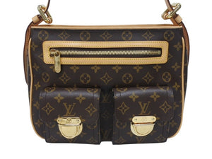 新品同様 LOUIS VUITTON ルイヴィトン ワンショルダーバッグ ショルダー ハドソンGM モノグラム PVC ブラウン M40045 中古 4b005430