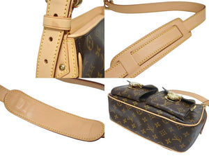 新品同様 LOUIS VUITTON ルイヴィトン ワンショルダーバッグ ショルダー ハドソンGM モノグラム PVC ブラウン M40045 中古 4b005430