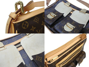 新品同様 LOUIS VUITTON ルイヴィトン ワンショルダーバッグ ショルダー ハドソンGM モノグラム PVC ブラウン M40045 中古 4b005430