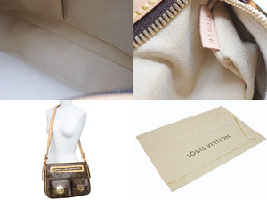新品同様 LOUIS VUITTON ルイヴィトン ワンショルダーバッグ ショルダー ハドソンGM モノグラム PVC ブラウン M40045 中古 4b005430