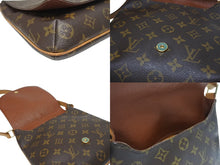 Load image into Gallery viewer, LOUIS VUITTON ルイヴィトン モノグラム ミュゼットサルサ ショルダーバッグ M51258 ブラウン PVC ヌメ革 ゴールド金具 美品 中古 4b005434