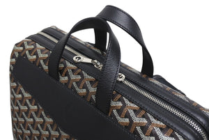 新品未使用 GOYARD ゴヤール シザルパン バックパック ブラック リュック カーフスキン CISALPMMLTY01CL01P シルバー金具 中古 4b005437