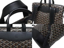 Load image into Gallery viewer, 新品未使用 GOYARD ゴヤール シザルパン バックパック ブラック リュック カーフスキン CISALPMMLTY01CL01P シルバー金具 中古 4b005437
