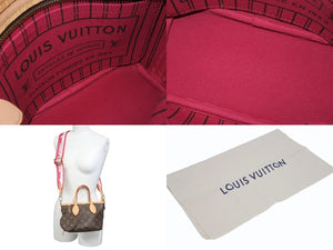 新品同様 LOUIS VUITTON ルイヴィトン ネヴァーフル BB モノグラム ショルダーバッグ ブラウン ICチップ M46705 中古 4b005439