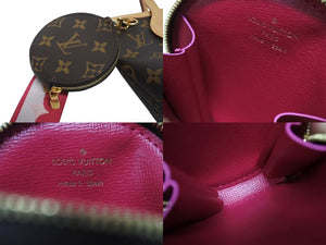 新品同様 LOUIS VUITTON ルイヴィトン ネヴァーフル BB モノグラム ショルダーバッグ ブラウン ICチップ M46705 中古 4b005439