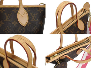 新品同様 LOUIS VUITTON ルイヴィトン ネヴァーフル BB モノグラム ショルダーバッグ ブラウン ICチップ M46705 中古 4b005439