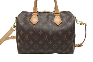 極美品 LOUIS VUITTON ルイヴィトン スピーディ バンドリエール25 ハンドバッグ M41113 モノグラム ブラウン 中古 4b005444