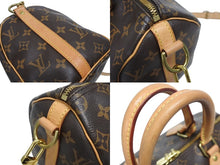 Load image into Gallery viewer, 極美品 LOUIS VUITTON ルイヴィトン スピーディ バンドリエール25 ハンドバッグ M41113 モノグラム ブラウン 中古 4b005444