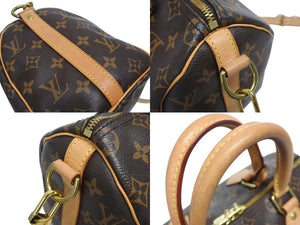 極美品 LOUIS VUITTON ルイヴィトン スピーディ バンドリエール25 ハンドバッグ M41113 モノグラム ブラウン 中古 4b005444