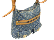 Load image into Gallery viewer, LOUIS VUITTON ルイヴィトン バギーGM ショルダーバッグ M95048 モノグラムデニム ブルー ゴールド金具 美品 中古 4b005448