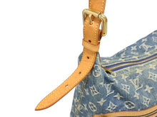 Load image into Gallery viewer, LOUIS VUITTON ルイヴィトン バギーGM ショルダーバッグ M95048 モノグラムデニム ブルー ゴールド金具 美品 中古 4b005448