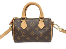 Load image into Gallery viewer, 新品同様 LOUIS VUITTON ルイヴィトン ナノスピーディ ハンドバッグ 2WAYバッグ M81085 モノグラム 中古 4b005455