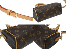 Load image into Gallery viewer, 新品同様 LOUIS VUITTON ルイヴィトン ナノスピーディ ハンドバッグ 2WAYバッグ M81085 モノグラム 中古 4b005455