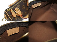 Load image into Gallery viewer, 新品同様 LOUIS VUITTON ルイヴィトン ナノスピーディ ハンドバッグ 2WAYバッグ M81085 モノグラム 中古 4b005455