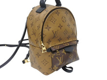 Load image into Gallery viewer, 極美品 LOUIS VUITTON ルイヴィトン LV パームスプリングス ミニ モノグラム リバース バックパック M42411 ブラウン 中古 4b005457