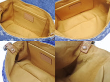 Load image into Gallery viewer, LOUIS VUITTON ルイヴィトン ミニプリーティ ワンショルダーバッグ M95050 モノグラム デニム レザー ゴールド金具 美品 中古 4b005461