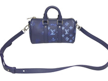 Load image into Gallery viewer, 極美品 LOUIS VUITTON ルイヴィトン ウォーターカラー モノグラム ブルー キーポルXS M57844 中古 4b005467