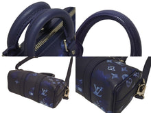 Load image into Gallery viewer, 極美品 LOUIS VUITTON ルイヴィトン ウォーターカラー モノグラム ブルー キーポルXS M57844 中古 4b005467