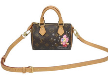 Load image into Gallery viewer, 新品同様 LOUIS VUITTON ルイヴィトン 2WAY ショルダーバッグ ヴィヴィエンヌ ナノ スピーディ モノグラム M82624 ブラウン 中古 4b005468