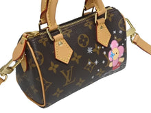 Load image into Gallery viewer, 新品同様 LOUIS VUITTON ルイヴィトン 2WAY ショルダーバッグ ヴィヴィエンヌ ナノ スピーディ モノグラム M82624 ブラウン 中古 4b005468