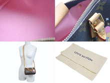 Load image into Gallery viewer, 新品同様 LOUIS VUITTON ルイヴィトン 2WAY ショルダーバッグ ヴィヴィエンヌ ナノ スピーディ モノグラム M82624 ブラウン 中古 4b005468