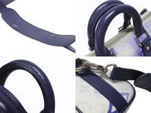 Load image into Gallery viewer, 極美品 LOUIS VUITTON ルイヴィトン キーポルXS 2WAY ショルダーバッグ モノグラムウォーターカラー ネイビー ホワイト M45761 中古 4b005469