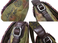 Load image into Gallery viewer, 極美品 CHANEL シャネル エンブロイダリー グラフィティ ショルダーバッグ A92789 ココマーク 21番台 カーキ 中古 4b005470