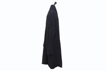 Load image into Gallery viewer, CHROME HEARTS クロムハーツ ロングカーディガン サイズL CHプラス クロスレザーパッチ カシミヤ ウール シルバー925 美品 中古 4b005487