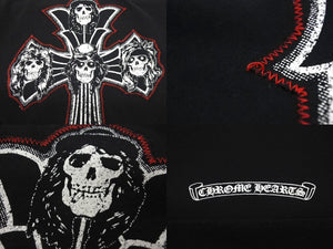 極美品 CHROME HEARTS クロムハーツ × Guns N' Roses ガンズアンドローゼズ ツアーTシャツ サイズM 2017 JAPAN TOUR限定 中古 4b005488