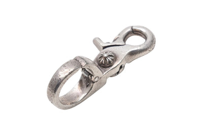 CHROME HEARTS クロムハーツ QUICK CLIP CROSS BALL クイック クリップ キーチェーン キーリング クロスボール 約47.4g 良品 中古 4b005493