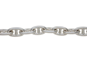 極美品 HERMES エルメス シェーヌダンクルGM ブレスレット 12コマ 新型 シルバー925 67.2g ジュエリー アクセサリー 小物 中古 4b005498