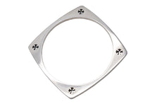 Load image into Gallery viewer, 極美品 CHROME HEARTS クロムハーツ バングル ブレスレット ケイトハドソン スクエア 重量約42.2g 2013/.925刻印 シルバー925 中古 4b005501