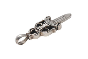極美品 CHROME HEARTS クロムハーツ LARGE DAGGER ラージダガー 39.4g ペンダント トップ シルバー925 中古 4b005503
