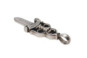 極美品 CHROME HEARTS クロムハーツ LARGE DAGGER ラージダガー 39.4g ペンダント トップ シルバー925 中古 4b005503