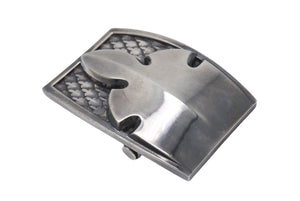 極美品 CHROME HEARTS クロムハーツ BUCKL フレアニー ベルト BSフレア バックル シルバー925 214g 中古 4b005508