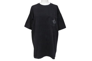 CHROME HEARTS クロムハーツ 半袖Tシャツ サイズM オールドクロス プリント ロサンゼルス限定 ブラック 美品 中古 4b005510