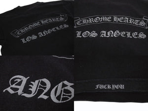 CHROME HEARTS クロムハーツ 半袖Tシャツ サイズM オールドクロス プリント ロサンゼルス限定 ブラック 美品 中古 4b005510